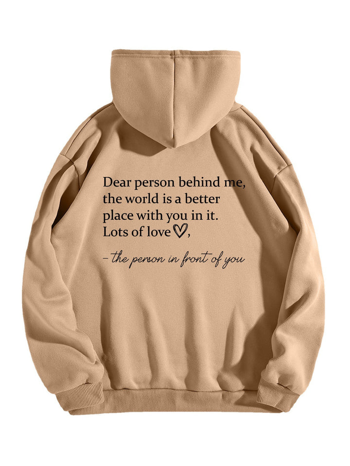 Dear Person Behind Me Hoodie